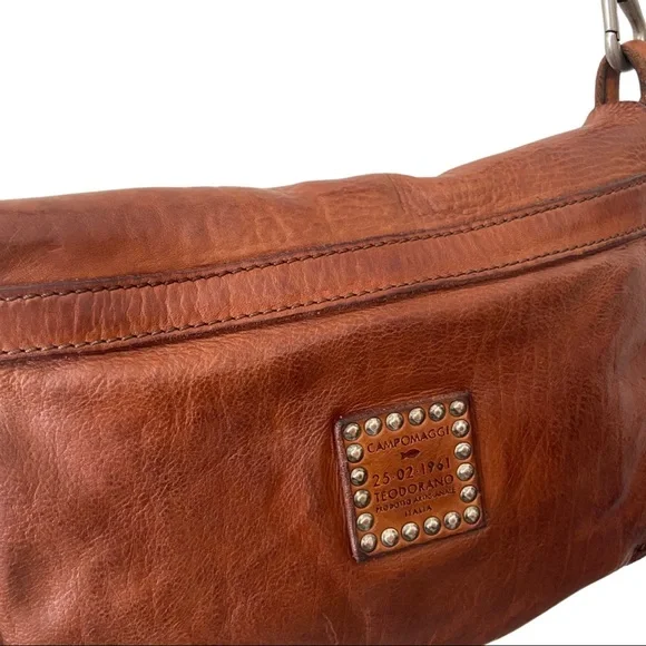 Campomaggi Metal and Gemstone Leather Bag